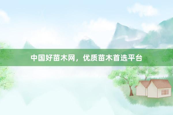 中国好苗木网，优质苗木首选平台